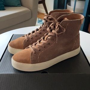 Frye Leather “Lena” High Tops - Worn Only Once!